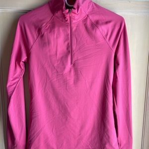 Hot pink Athleta 1/4 zip, XS
